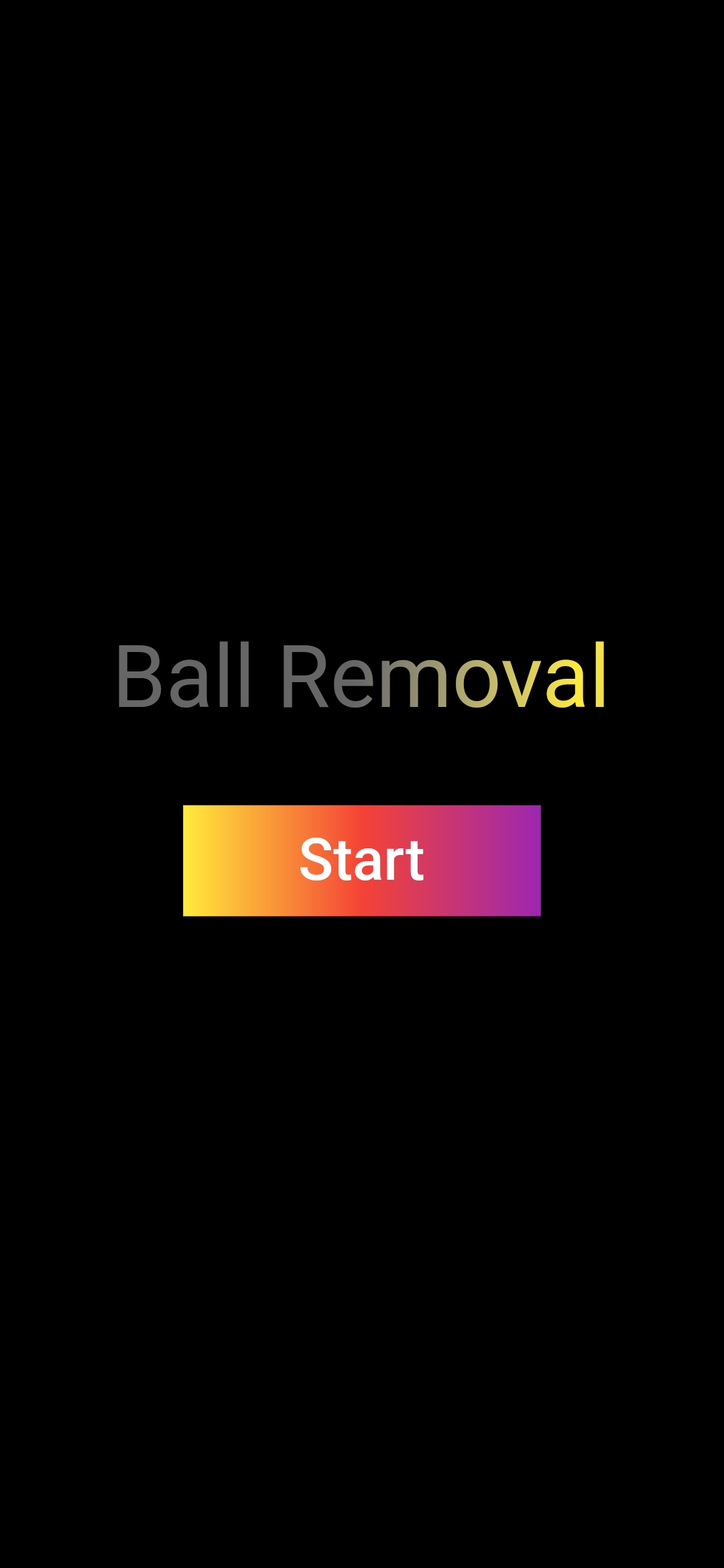 Ball Removal main page